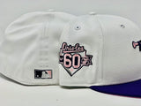 BALTIMORE ORIOLES 60TH ANNIVERSARY PINK BRIM NEW ERA FITTED HAT