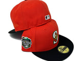 SEATTLE MARINERS 2023 ALL STAR GAME GLOW IN THE DARK "PUMPKIN COLLECTION" GREEN BRIM NEW ERA FITTED HAT