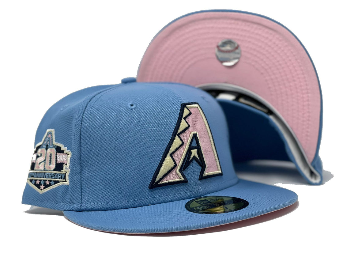 Sky Blue Arizona Diamondbacks 20th Anniversary New Era Fitted Hat