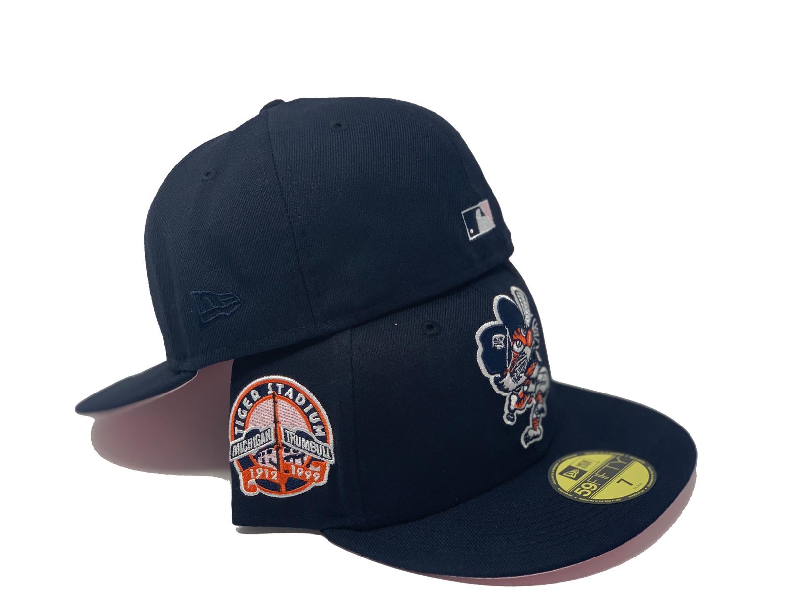 Detroit Tigers New Era Navy Blue Eyes Custom Side Patch 59FIFTY Fitted Hat, 7 1/2 / Navy