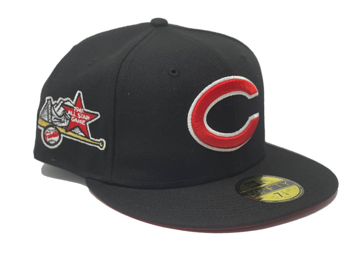 Black Cincinnati Reds 1961 All Star Game 59fifty New Era Fitted Hat