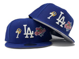 Royal Blue Los Angeles Dodgers 7 Times Championship Fitted Hat