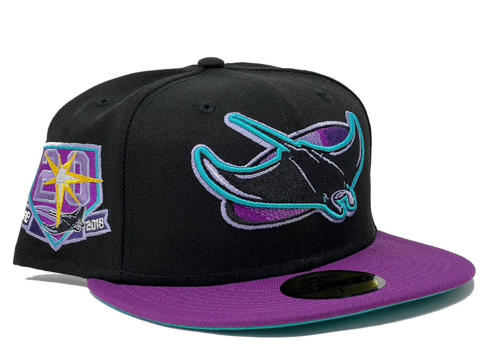 New Era Tampa Bay Rays 10th Anniversary Metallic Color Flash Edition  59Fifty Fitted Cap