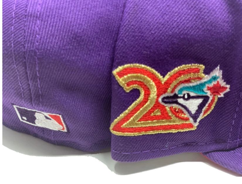 Purple Toronto Blue Jays 20th Anniversary Custom New Era Fitted Hat