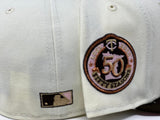MINNESOTA TWINS 50TH ANNIVERSARY "NEAPOLITAN ICE CREAM PACK" PINK BRIM NEW ERA FITTED HAT