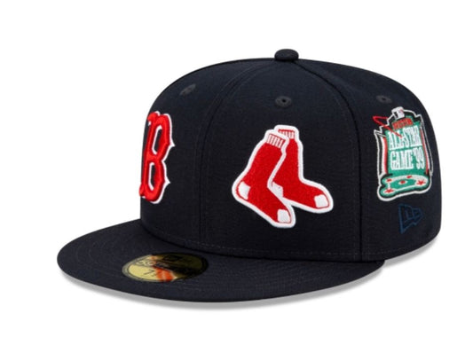 Black Boston Red Sox Patch Pride 59FIFTY New Era Fitted Hat