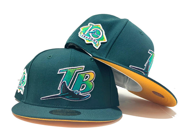 TAMPA BAY RAYS 10TH SEASON CHROME FLORAL PRINT NEW ERA FITTED HAT – Sports  World 165