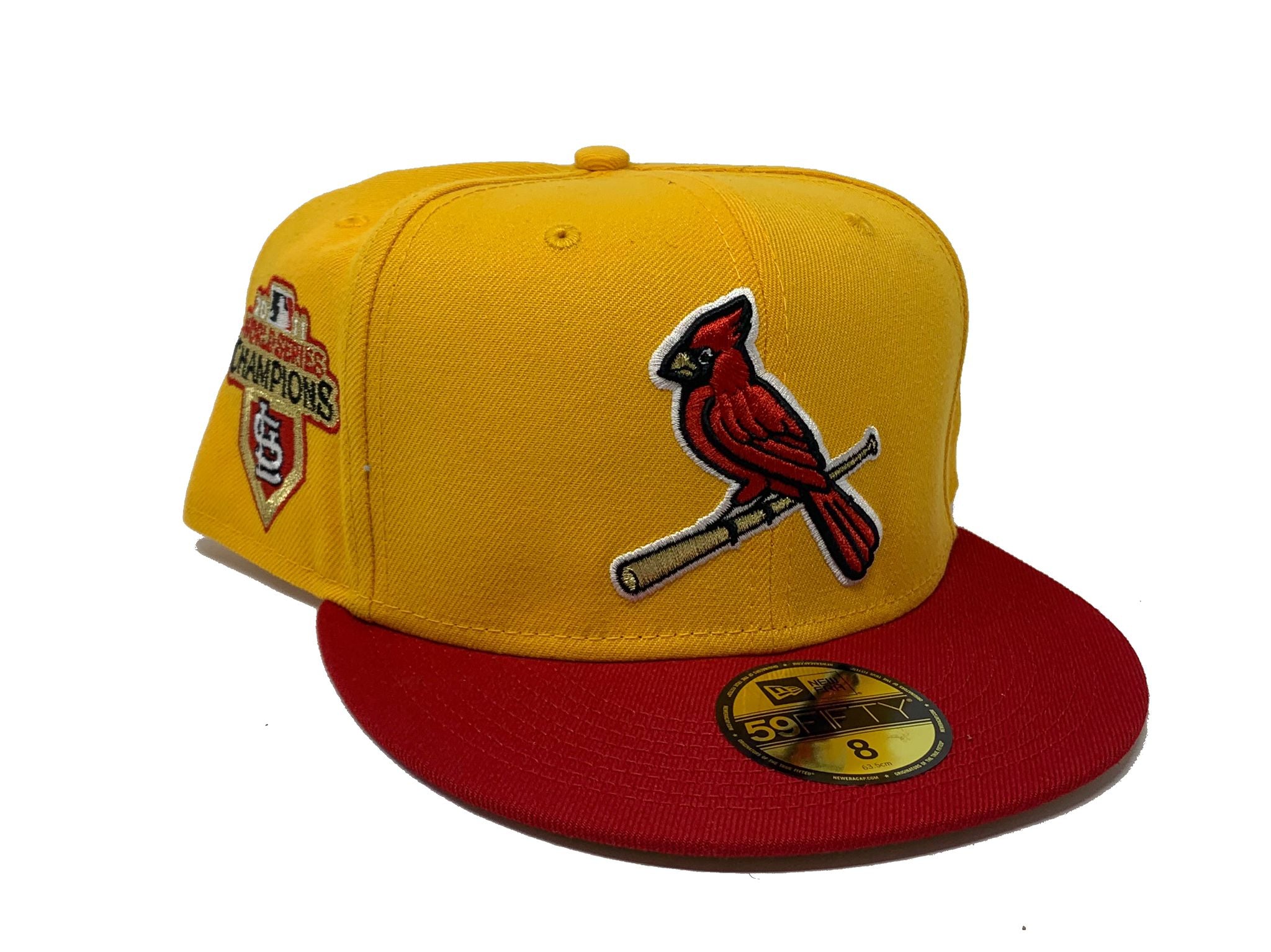 St. Louis Cardinals 2011 World Series Patch Fitted On-Field Cap Hat 7  59Fifty