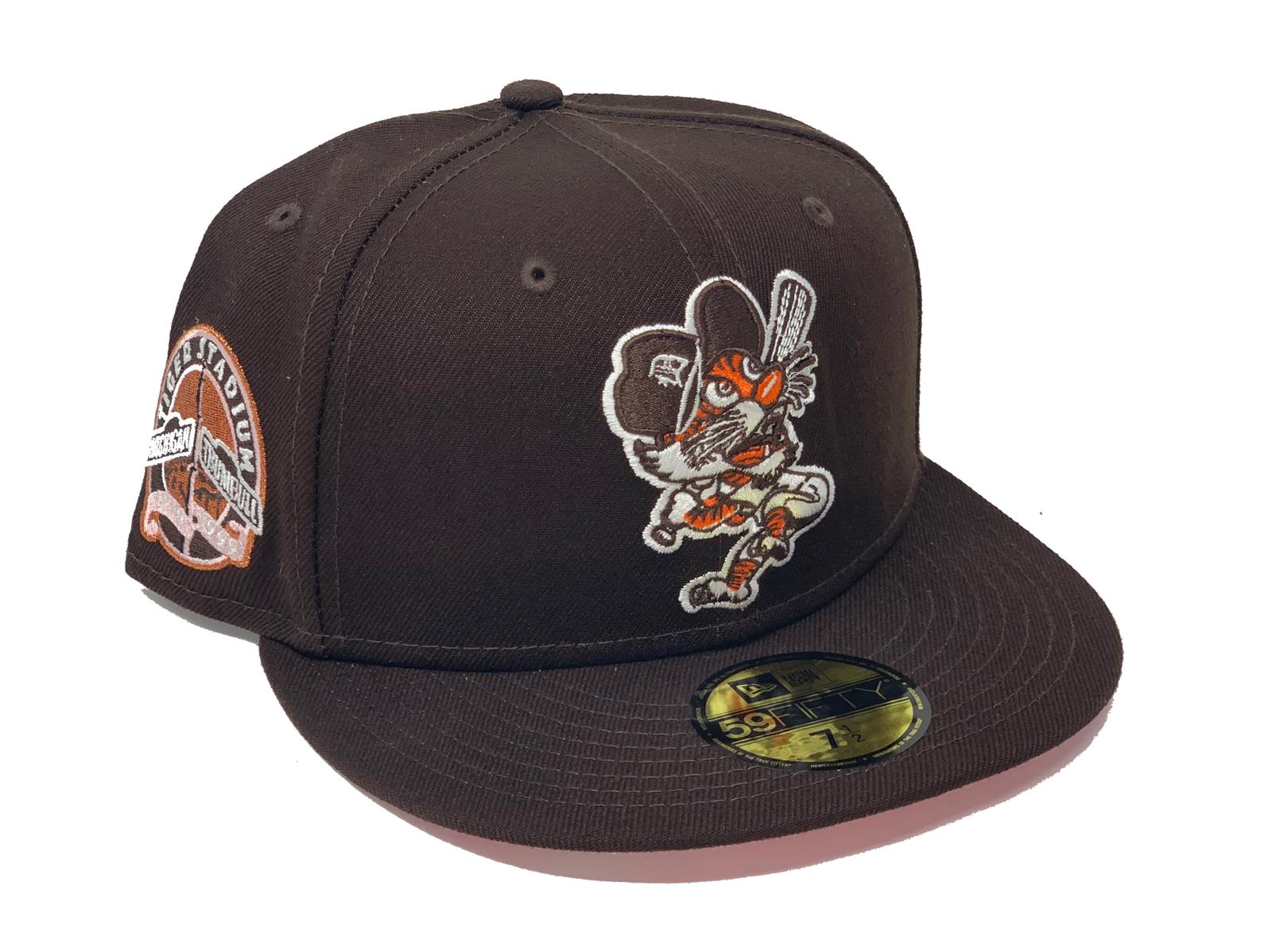 Deep Brown Detroit Tigers 59fifty Custom New Era Fitted Hat