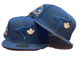 Dark Navy Blue Toronto Blue Jays 40th Seasons New Era Fitted Hat