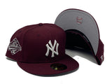 Dark Maroon New York Yankees 1996 World Series New Era Fitted Hat