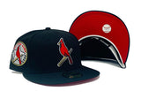 ST. LOUIS CARDINALS 1940 ALL STAR GAME BLACK RED BRIM NEW ERA FITTED HAT