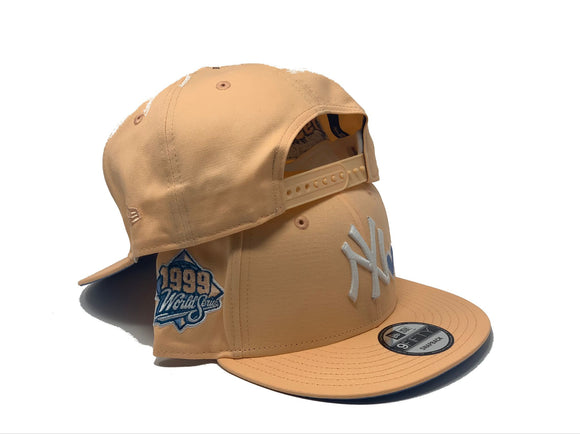 Peach New York Yankees 1999 World Series New Era Snapback Hat