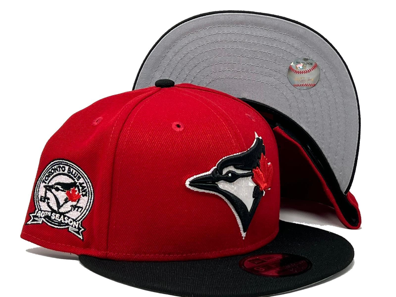 Men's Toronto Blue Jays New Era Red 4th of July 9FORTY Snapback Adjustable  Hat