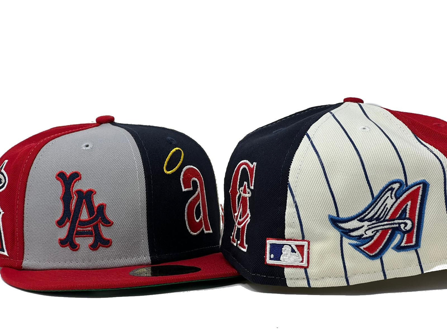 Los Angeles Angels Logo Pinwheel 59FIFTY New Era Fitted Cap