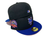 Black New York Mets 1964-2003 Shea Stadium New Era Fitted Hat