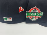WASHINGTON NATIONS 2018 ALL STAR GAME "BEHIND THE COLORS" RED BRIM NEW ERA FITTED HAT