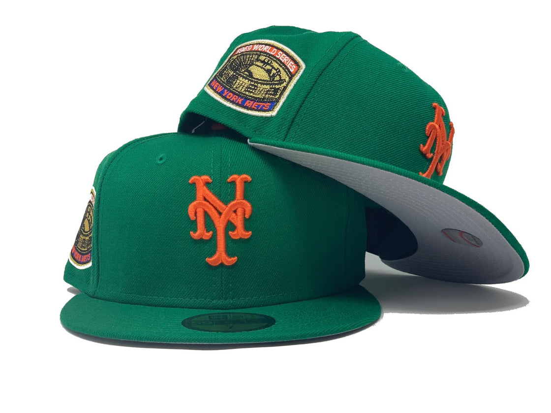Kelly Green New York Mets 1969 World Series New Era Fitted Hat 