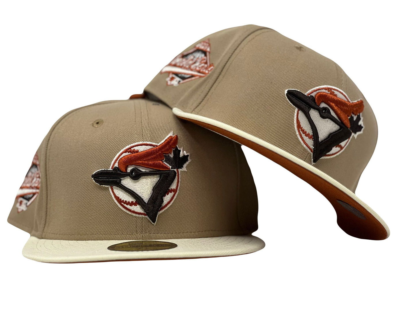 Toronto Blue Jays 1993 World Series Rust Orange Brim New Era Fitted Hats