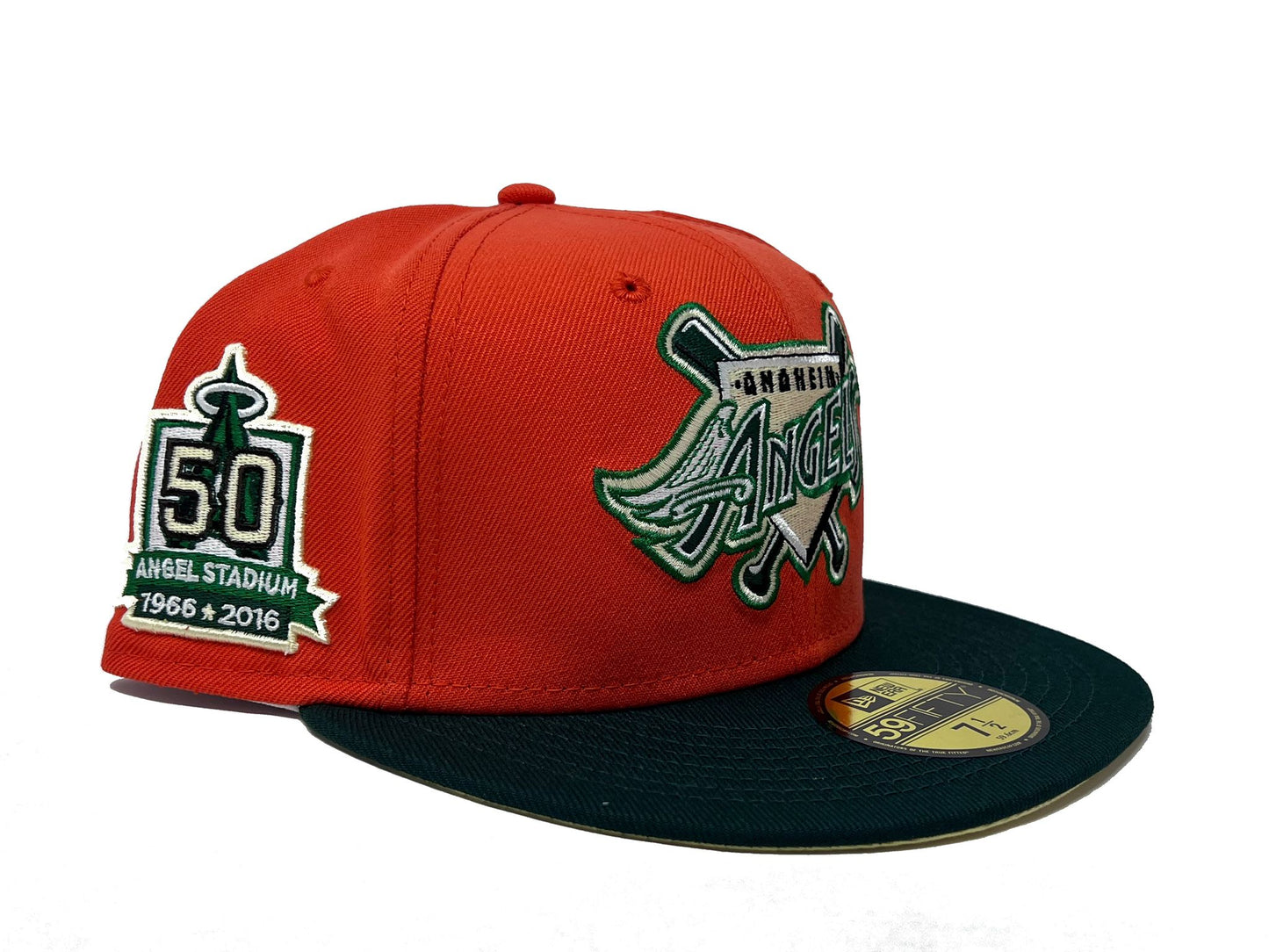 Anaheim Angeles 50th Anniversary "Pumpkin Collection" New Era Fitted Hat