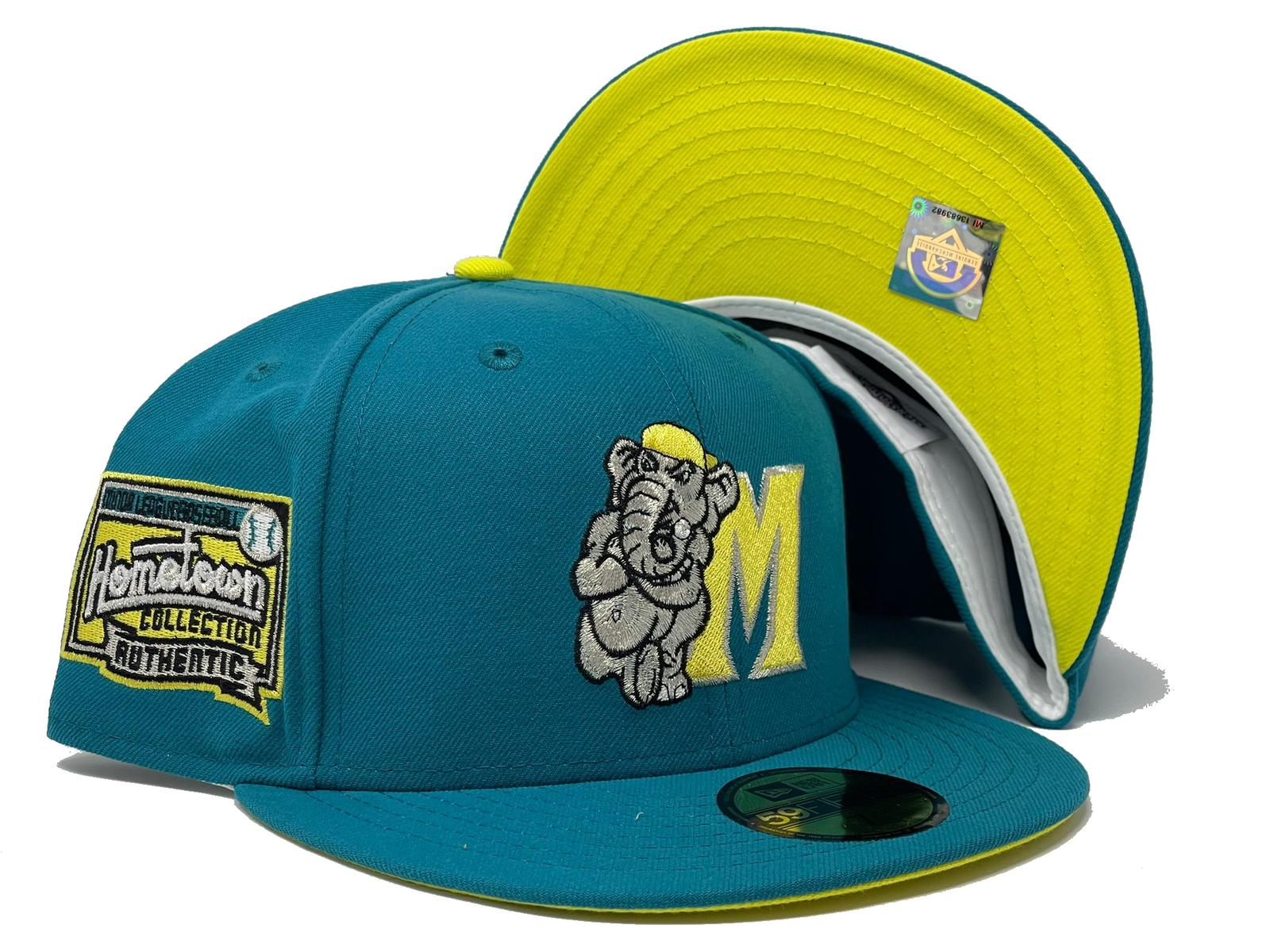 Oakland Athletics Mitchell & Ness Hometown Snapback Hat - Gold/Green