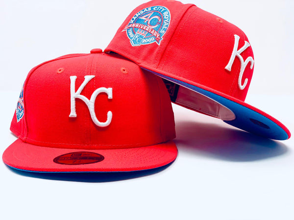 KANSAS CITY ROYALS 40TH ANNIVERSARY  GLOW IN THE DARK BROWN ICY BRIM –  Sports World 165