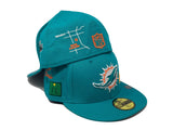Teal Miami Dolphins NFL City Transit Collection By New Era Fitted