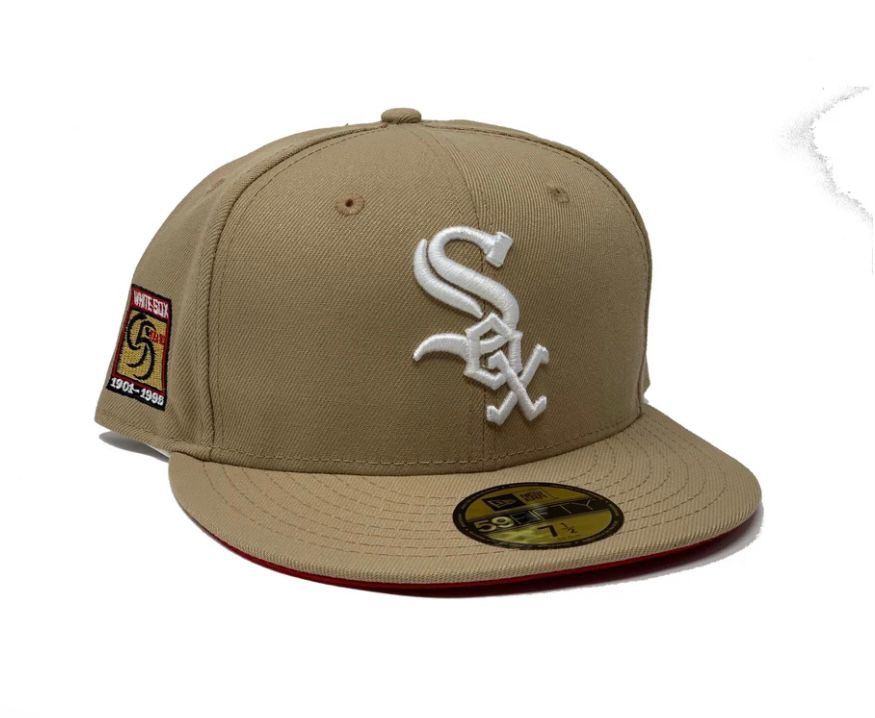 New Era Chicago White Sox 95 Years Cream Dome Prime Edition 59Fifty Fitted  Hat