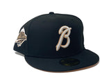 Black Atlanta Braves 1995 World Series Custom New Era Fitted Hat