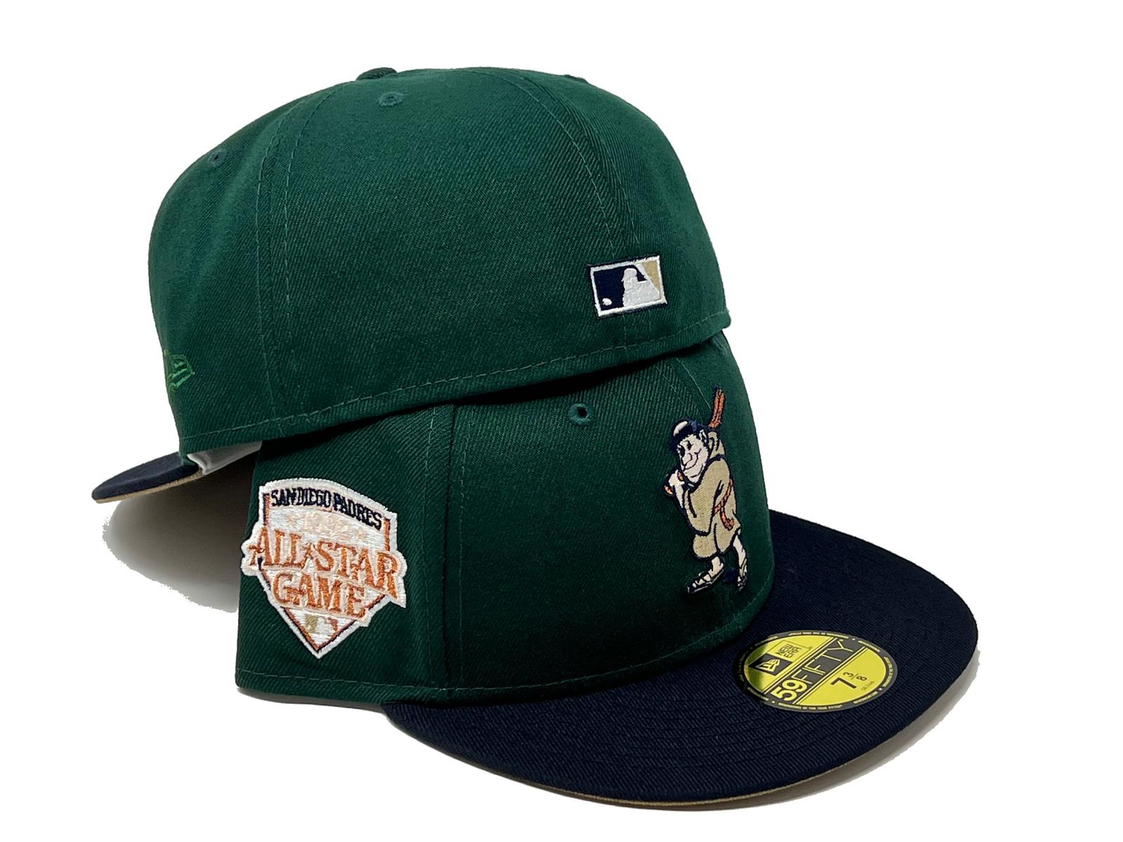 San Diego Padres 25th Anniversary New Era 59FIFTY Fitted Hat (Chrome White Green Red Under BRIM) 8