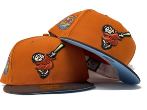 MLB San Diego Padres New Era 59FIFTY Fitted Brown With Orange