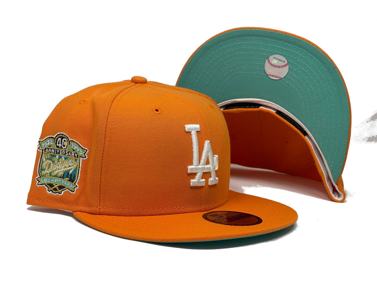 Los Angeles Dodgers New Era Walnut Mint 59FIFTY Fitted Hat - Brown