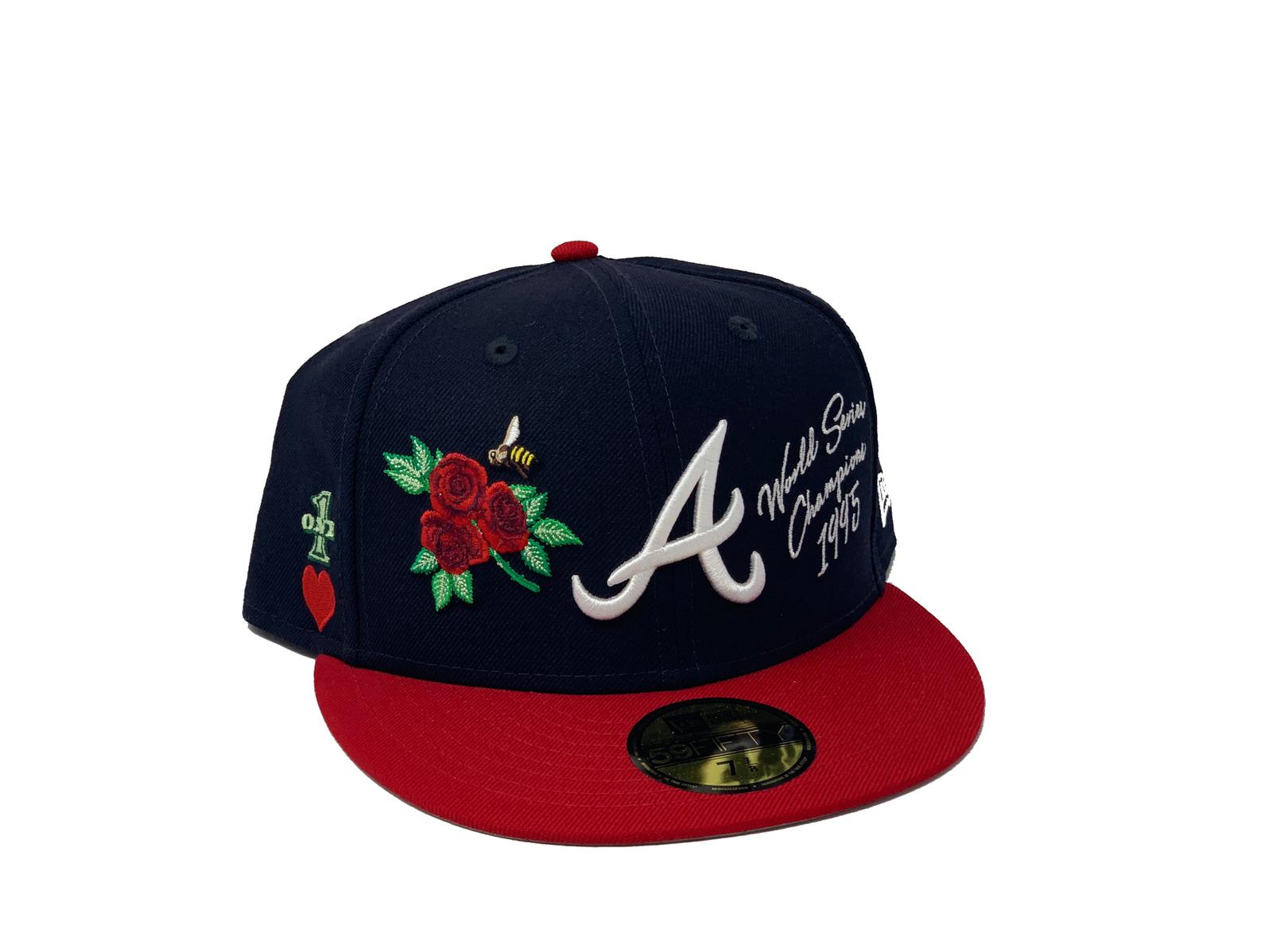 ATLANTA BRAVES ALL OVER PATCH GRAY BRIM NEW ERA FITTED HAT – Sports World  165