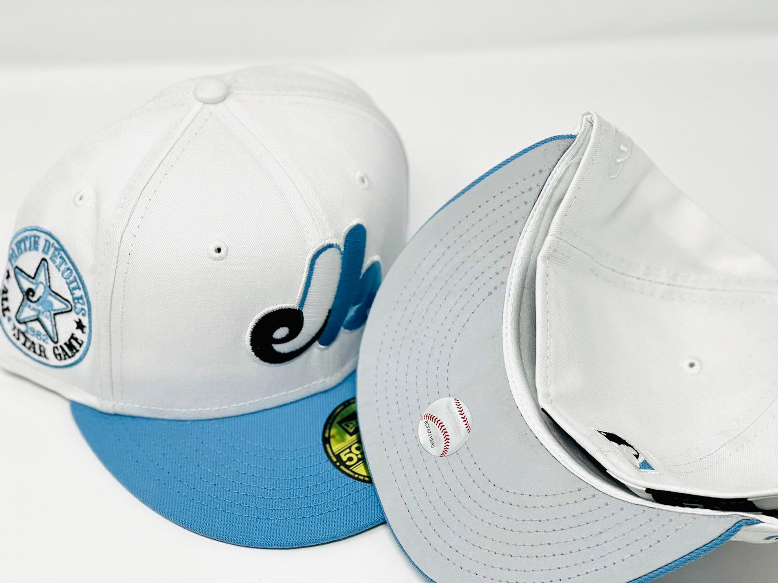 Montreal Expos Sky Blue 1982 All Star Game New Era 59FIFTY Fitted Sky Blue / Royal | Snow White | Radiant Red / 7