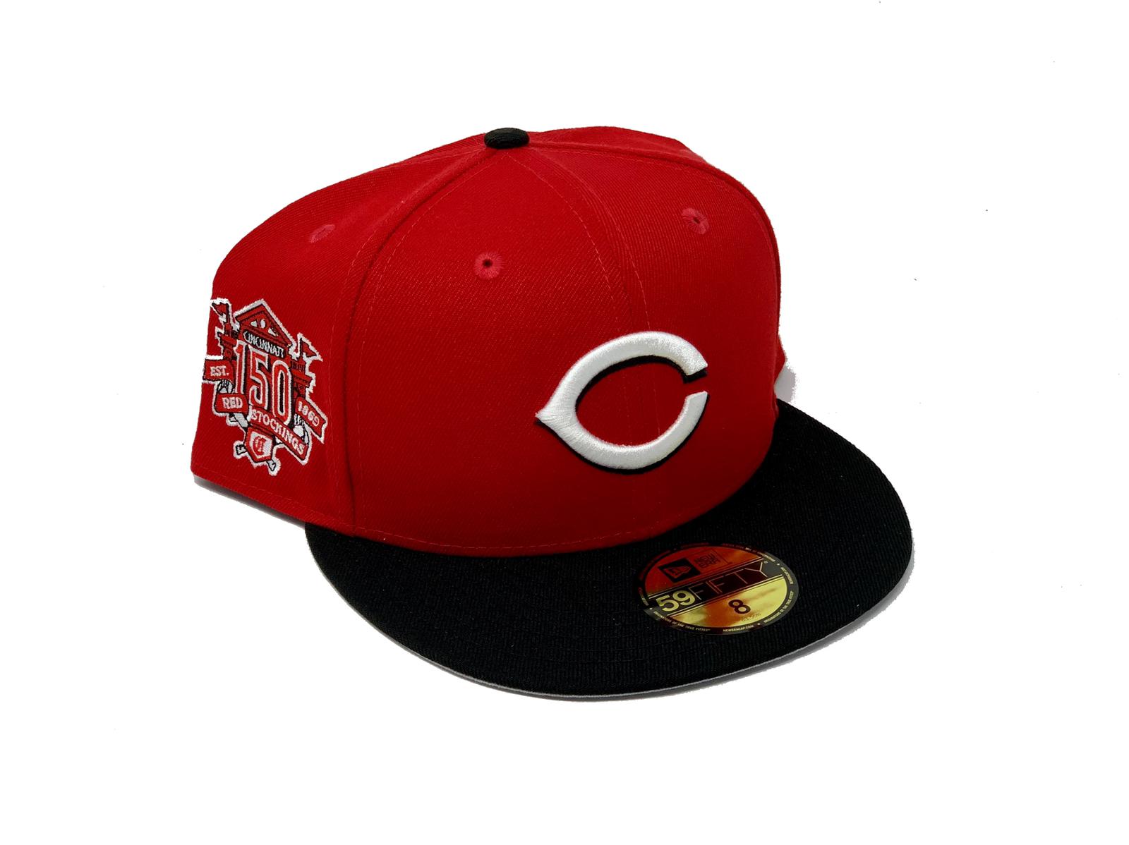 New Era “Pinstripe” Cincinnati Reds Fitted Hat