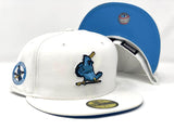 ST. LOUIS CARDINALS WHITE ICY BRIM NEW ERA FITTED HAT