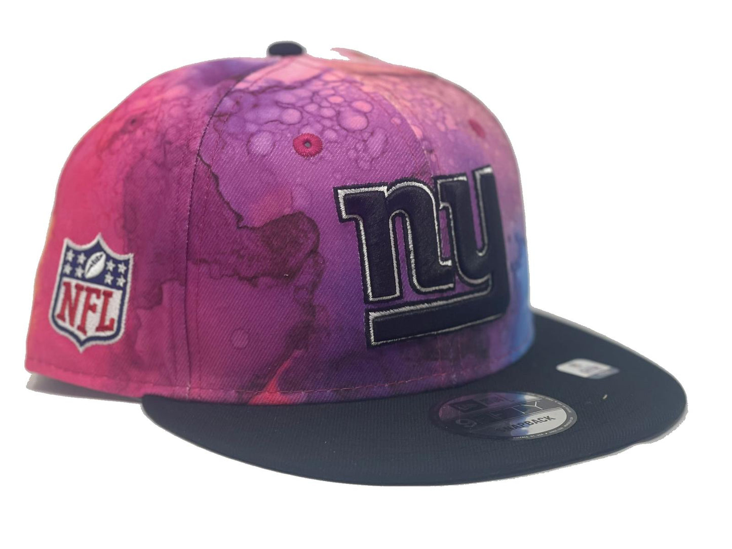 NEW YORK GIANTS CRUCIAL CATCH INTERCEPT CANCER NEW ERA SNAPBACK HAT