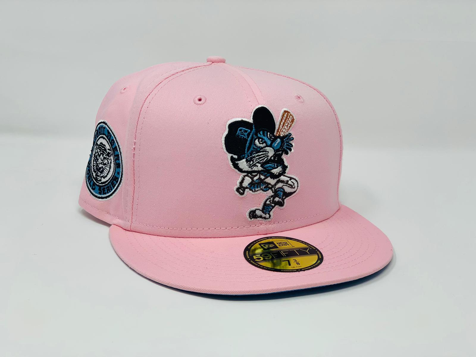 Detroit Tigers New Era Women's Micro Pink Trucker Hat - 196819214339
