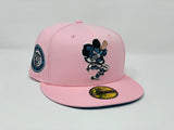 DETROIT TIGERS 1968 WORLD SERIES LIGHT PINK ICY BRIM NEW ERA FITTED HAT