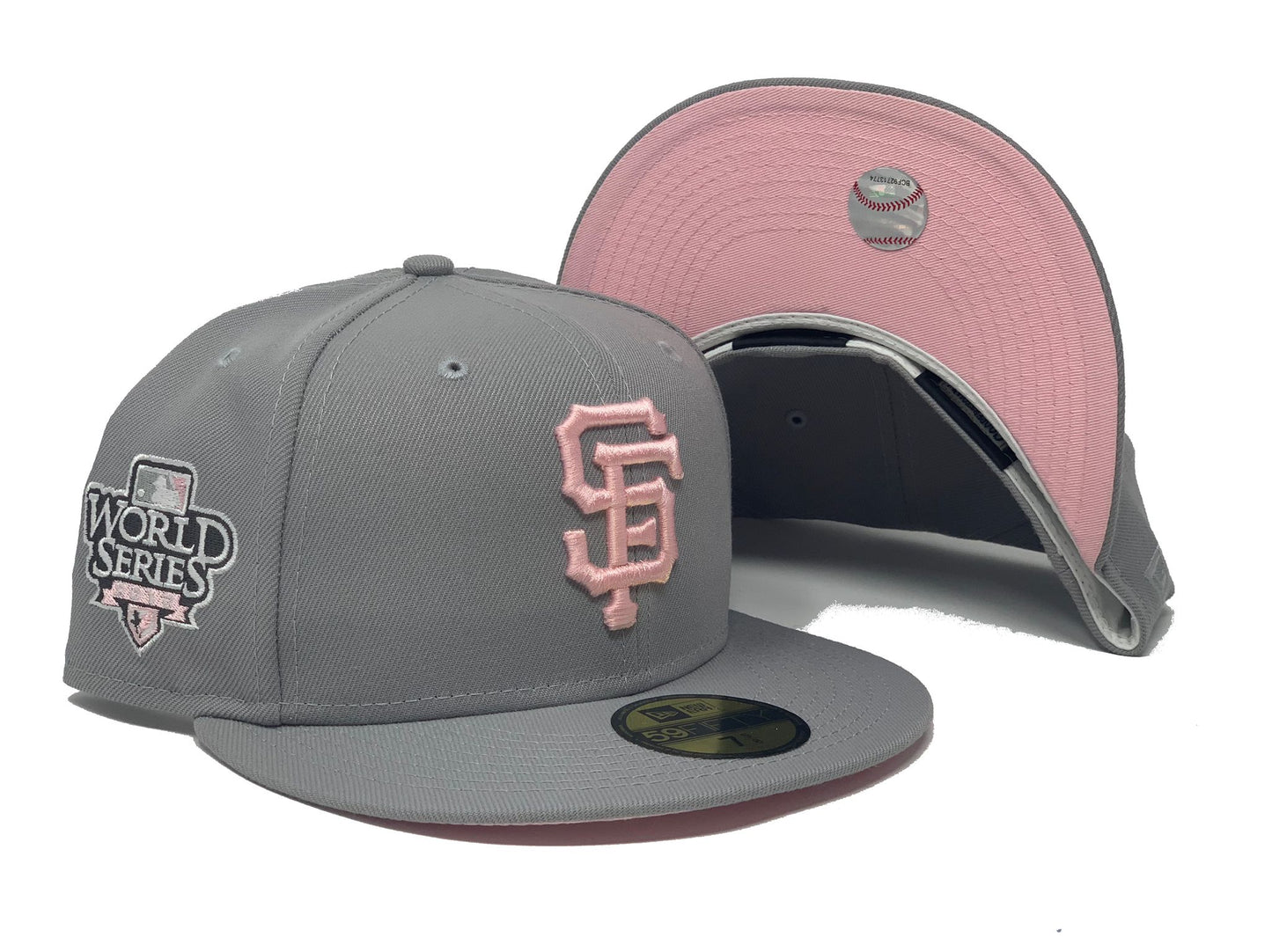 SAN FRANCISCO GIANTS 2010 WORLD SERIES "PINK CONCRETE" NEW ERA FITTED HAT