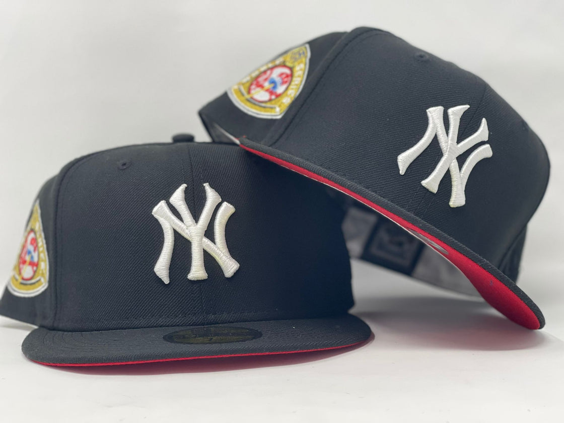 Black New York Yankees 1950 World Series Custom New Era Fitted Hat