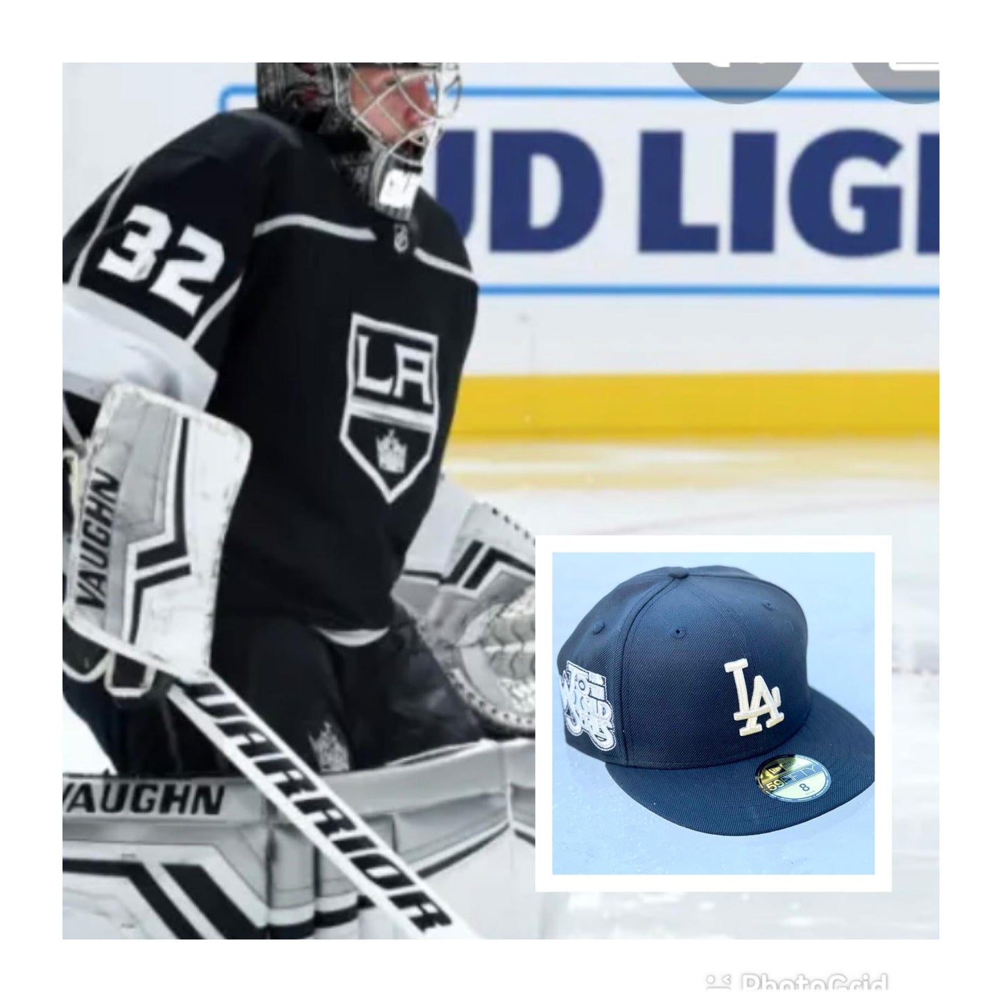 LOS ANGELES DODGERS 75TH WORLD SERIES BLACK METALLIC SILVER BRIM NEW ERA FITTED HAT