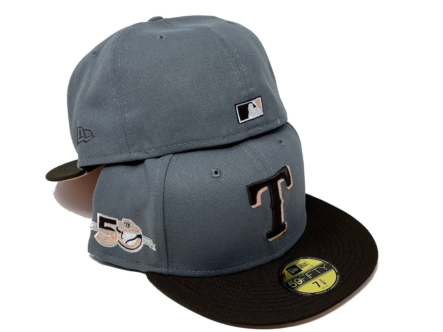TEXAS RANGERS 50TH ANNIVERSARY "NEUTRAL & VERSATILE" COLLECTION NEW ERA FITTED HAT