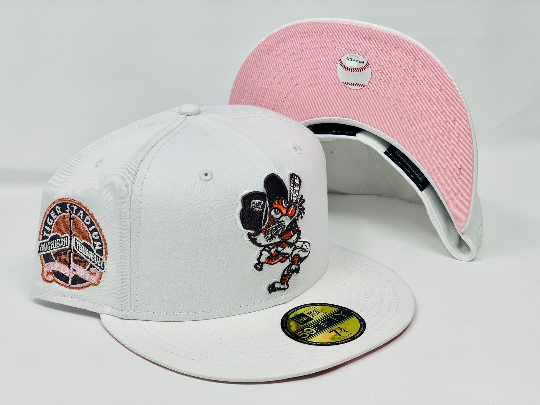 Detroit Tigers White 59FIFTY Fitted Cap
