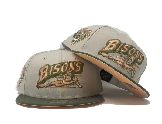 Buffalo Bisons International League "Autumn 22" Pack Peach Brim New Era Fitted Hat