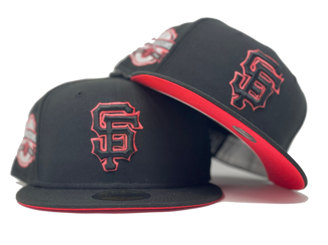 Black San Francisco Giants Custom New Era Fitted Hat