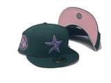 Dark Green Houston Astros 40th Anniversary New Era Fitted Hat