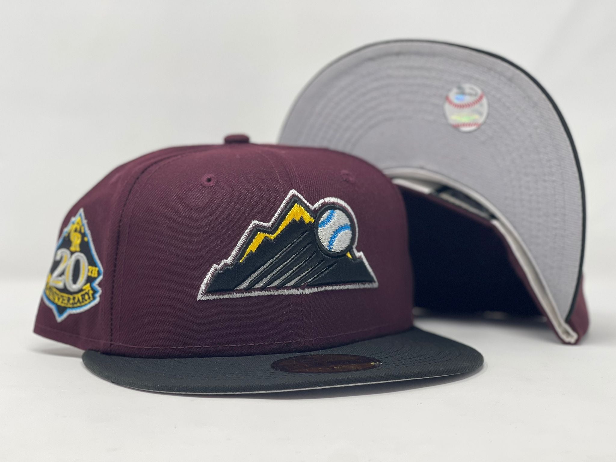 Clear Mint Colorado Rockies 20th Anniversary Custom New Era Fitted – Sports  World 165