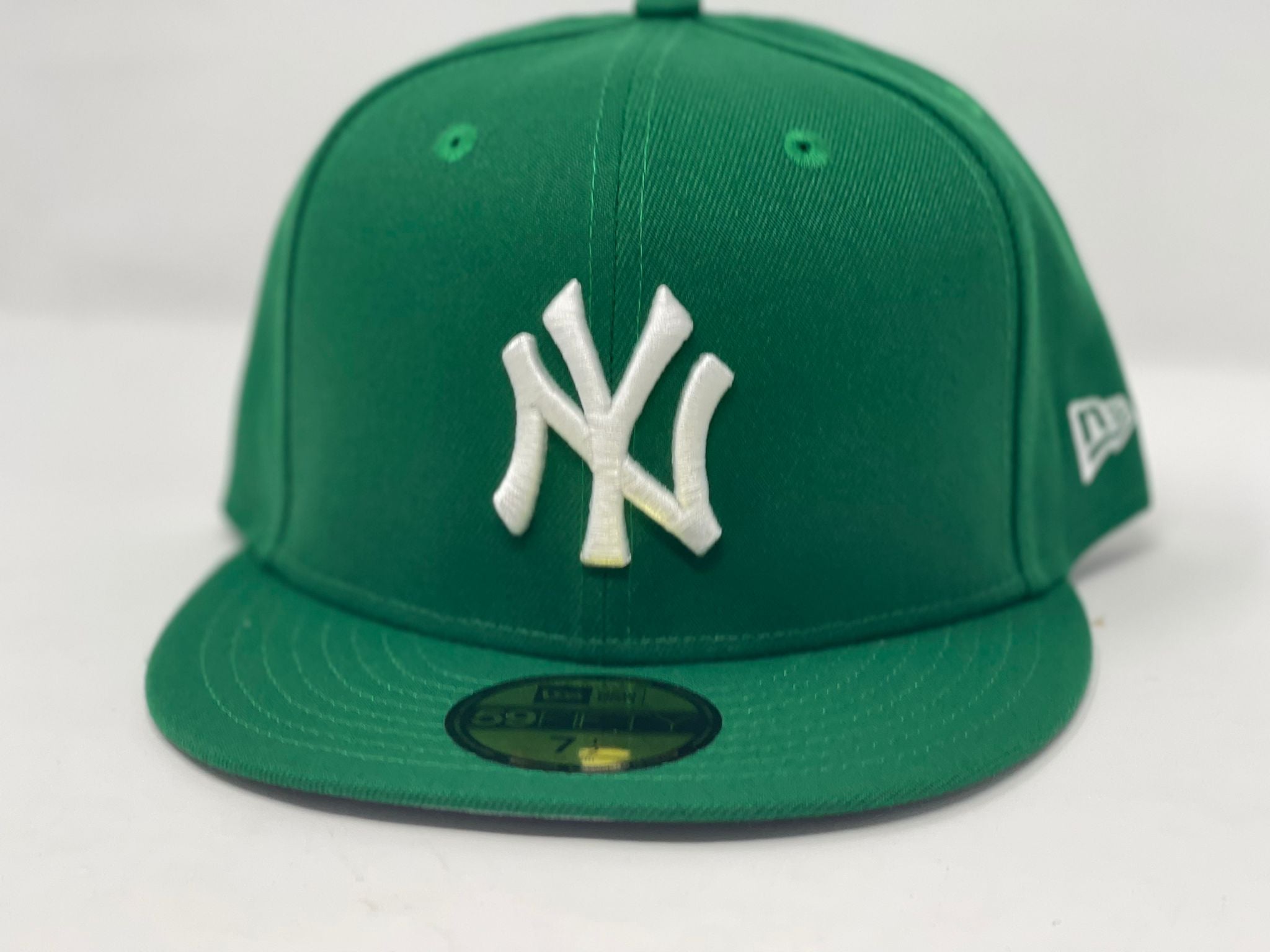 New Era 59Fifty Men Women Cap New York Yankees Kelly Green Pinstripe Fitted  Hat