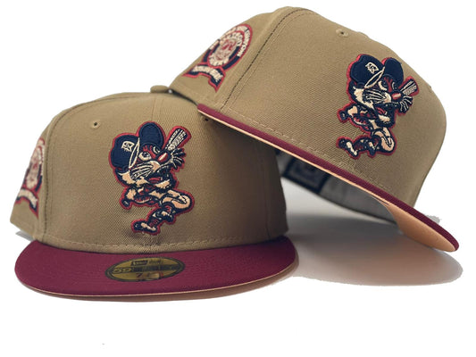 DETROIT TIGERS 1968 WORLD SERIES CHAMPIONS "ART CANVAS COLLECTION" PEACH BRIM NEW ERA FITTED HAT